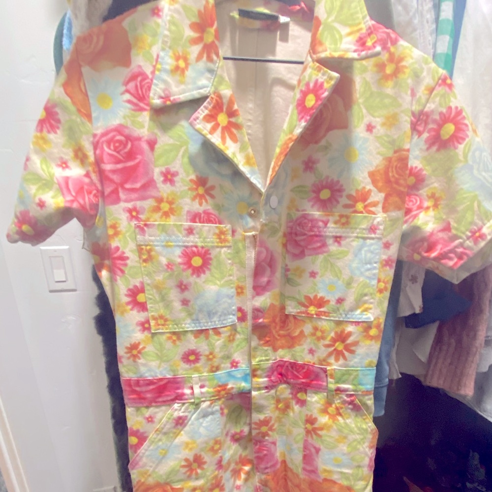 Big Bud Vintage Wallpaper Jumpsuit L